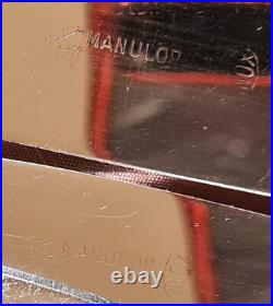 MANULOR Partie de ménagère 2 personnes 20 pièces métal argenté modèle Régence