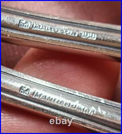 MANULOR Partie de ménagère 2 personnes 20 pièces métal argenté modèle Régence