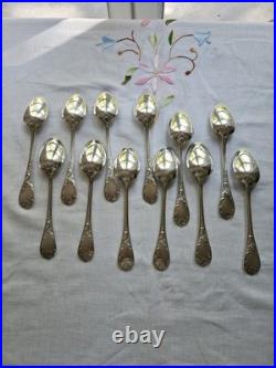 Magnifique ménagère Christofle Modèle Marly en métal argenté (49 pièces)