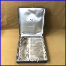 Ménagère 12 couverts CHRISTOFLE ALFENIDE modèle DIAMANT métal argenté 20,5 cm