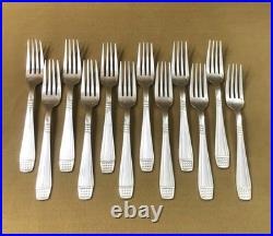 Ménagère 12 couverts CHRISTOFLE ALFENIDE modèle DIAMANT métal argenté 20,5 cm