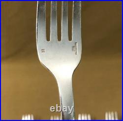 Ménagère 12 couverts CHRISTOFLE ALFENIDE modèle DIAMANT métal argenté 20,5 cm