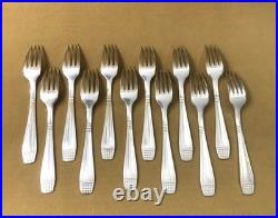 Ménagère 12 couverts CHRISTOFLE ALFENIDE modèle DIAMANT métal argenté 20,5 cm