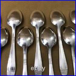 Ménagère 12 couverts CHRISTOFLE ALFENIDE modèle DIAMANT métal argenté 20,5 cm