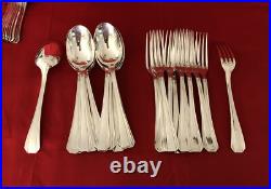 Ménagère 12 couverts CHRISTOFLE métal argenté Modèle BOREAL 20,5 cm Fourchettes