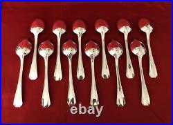 Ménagère 12 couverts CHRISTOFLE métal argenté Modèle BOREAL 20,5 cm Fourchettes