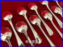 Ménagère 12 couverts CHRISTOFLE métal argenté Modèle BOREAL 20,5 cm Fourchettes