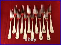Ménagère 12 couverts CHRISTOFLE métal argenté Modèle BOREAL 20,5 cm Fourchettes