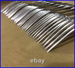 Ménagère 12 couverts de table BOULENGER modèle FILETS ET RUBANS métal argenté