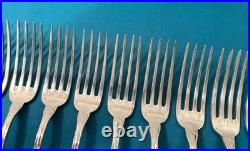 Ménagère 36 pièces BOULENGER modèle TULIPE métal argenté ART NOUVEAU couvert