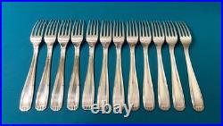 Ménagère 36 pièces CHRISTOFLE ALFENIDE modèle PARIS métal argenté couvert table