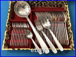 Ménagère 37 couverts ART DECO métal argenté Modèle GRAND PRIX DE MONACO cuillère