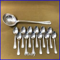 Ménagère 37 couverts CHRISTOFLE modèle BOREAL métal argenté Cuillère Fourchette