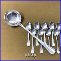 Ménagère 37 couverts CHRISTOFLE modèle BOREAL métal argenté Cuillère Fourchette