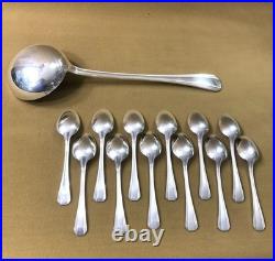 Ménagère 37 couverts CHRISTOFLE modèle BOREAL métal argenté Cuillère Fourchette