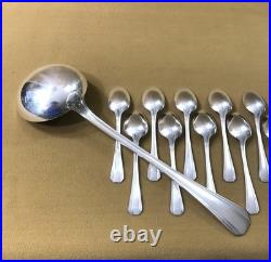 Ménagère 37 couverts CHRISTOFLE modèle BOREAL métal argenté Cuillère Fourchette