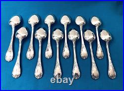 Ménagère 37 couverts CHRISTOFLE modèle MARLY métal argenté Cuillères Fourchettes