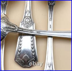 Ménagère 37 couverts SFAM modèle EMPIRE SANS GENE métal argenté (table louche)