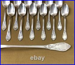 Ménagère 37 couverts SFAM modèle LOUIS XVI métal argenté Cuillère Fourchette