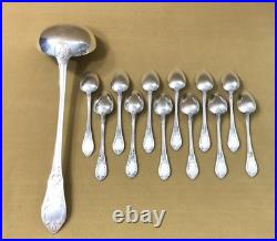 Ménagère 37 couverts SFAM modèle LOUIS XVI métal argenté Cuillère Fourchette