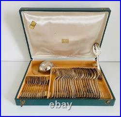 Ménagère 37 pièces Alfenide par Christofle, modèle America métal argenté