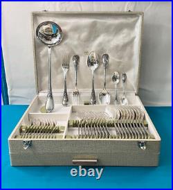 Ménagère 37 pièces ERCUIS modèle DU BARRY métal argenté MARLY couvert fourchette Ménagère 37 pièces ERCUIS modèle DU BARRY métal argenté MARLY couvert fourchette