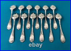 Ménagère 37 pièces ERCUIS modèle DU BARRY métal argenté MARLY couvert fourchette Ménagère 37 pièces ERCUIS modèle DU BARRY métal argenté MARLY couvert fourchette