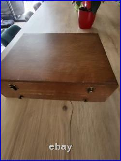 Menagere 47 P Christofle Modele Marly Métal Argenté Dans Coffret Bois