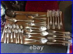 Ménagère CHRISTOFLE modèle Japon Japan métal argenté 38 pièces très bon état