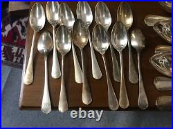 Ménagère CHRISTOFLE modèle Japon Japan métal argenté 38 pièces très bon état