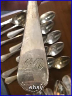 Ménagère CHRISTOFLE modèle Japon Japan métal argenté 38 pièces très bon état