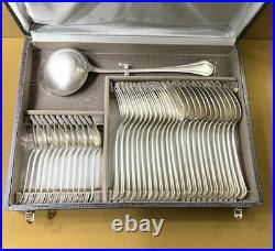 Ménagère CHRISTOFLE modèle PRINTANIA métal argenté Cuillère Fourchette Couverts