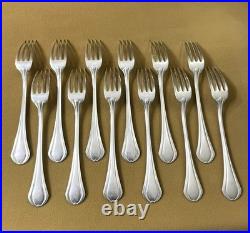 Ménagère CHRISTOFLE modèle PRINTANIA métal argenté Cuillère Fourchette Couverts