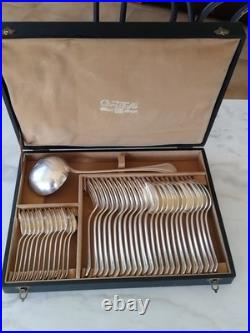 Ménagère Christofle modèle Printania métal argenté 37 pièces coffret d'origine