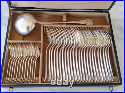 Ménagère Christofle modèle Printania métal argenté 37 pièces coffret d'origine