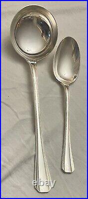 Menagere En Metal Argente Christofle Modele Boreal 62 Pieces Art Deco Lanel