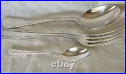Menagere En Metal Argente Christofle Modele Boreal Art Deco 36 Pieces