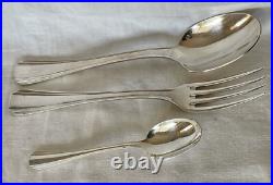 Menagere En Metal Argente Christofle Modele Boreal Art Deco 36 Pieces