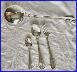 Menagere En Metal Argente Christofle Modele Boreal Art Deco 37 Pieces