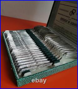 Ménagère En Métal Argenté Modèle Rocaille 36 Pièces Couteau Fourchette Cuillère Ménagère En Métal Argenté Modèle Rocaille 36 Pièces Couteau Fourchette Cuillère