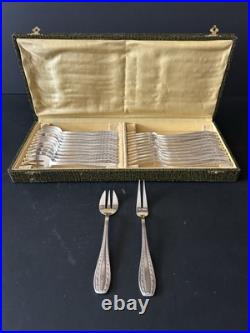 Ménagère Ercuis modèle Tolède Métal argenté