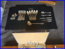 Menagere Metal Argente 135 Pieces Ravinet Denfert Modele Perles Et Coquille