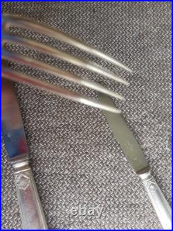 Menagere Metal Argente 135 Pieces Ravinet Denfert Modele Perles Et Coquille