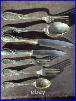 Ménagère Métal Argenté 84 Pièces Rostfrei Solingen Modèle Coquille Louis XV