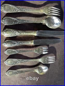 Ménagère Métal Argenté 84 Pièces Rostfrei Solingen Modèle Coquille Louis XV