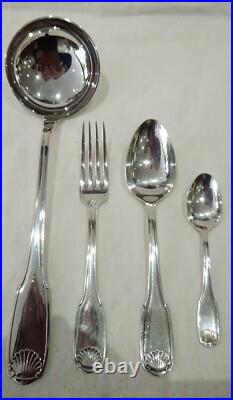 Ménagère Metal Argenté Modèle Coquille Ménagère Metal Argenté Modèle Coquille
