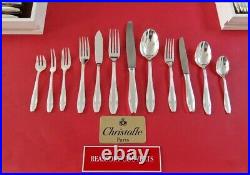 Ménagère Modèle Pascal Tres Rare 150 Pieces Christofle Metal Argenté