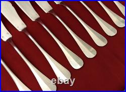 Ménagère à poisson CHRISTOFLE modèle BAGUETTE FIDELIO métal argenté Couverts