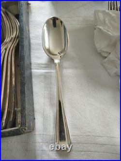Ménagère christofle métal argenté Modèle Boreal Art Déco 43 Pièces