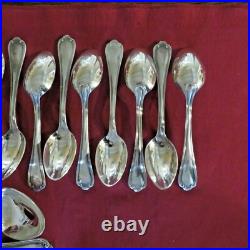 Ménagère de 37 couverts en métal argenté ERCUIS modèle sully